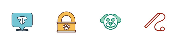 设置猫鼻子罐头食品狗和宠物猫玩具图片下载