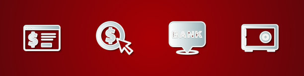 设置网上银行与美元硬币货币银行图片下载