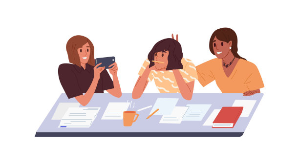 人们在办公室休息时间玩得很开心图片下载