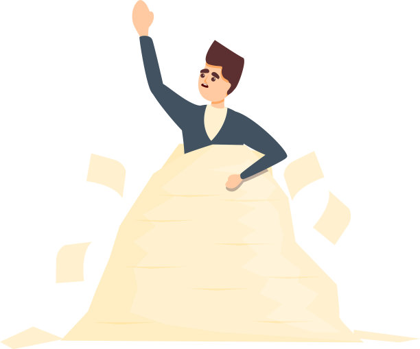 冲刺工作文件图标卡通风格图片下载