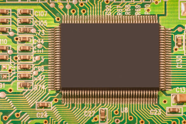 电脑芯片特写图片下载