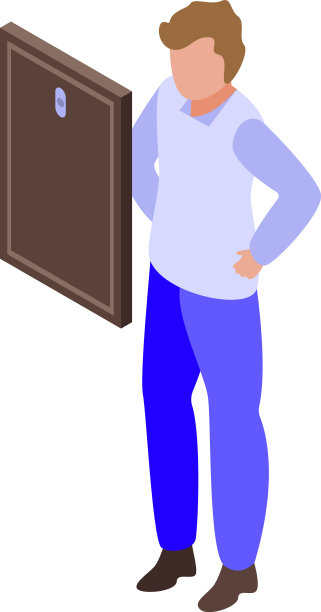 自尊成长图标等距风格图片下载