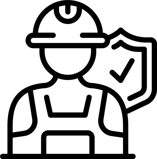 责任工人图标轮廓风格图片下载