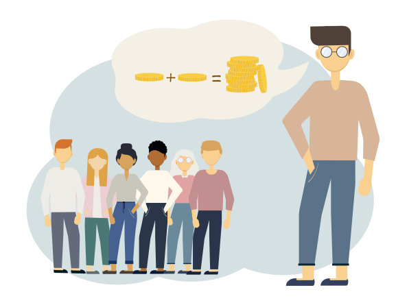 培训人们用金钱、金融、投资、增加收入的理念来工作图片下载