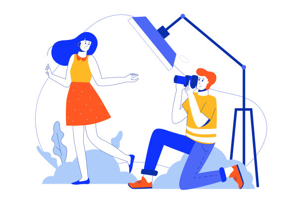 摄影工作室网页概念图片下载