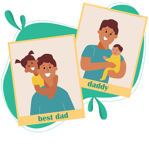 祝您父亲节快乐。父亲节。宝宝和爸爸。以家庭为主题的海报、横幅。照片卡或与家人的照片。最好的爸爸,爸爸. . jpg图片下载