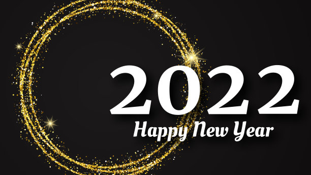 2022新年黄金背景图片下载