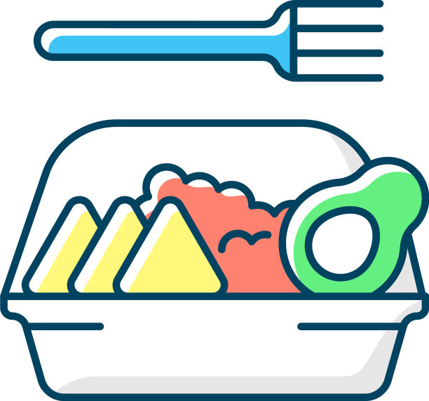 家常菜外卖RGB颜色图标图片下载