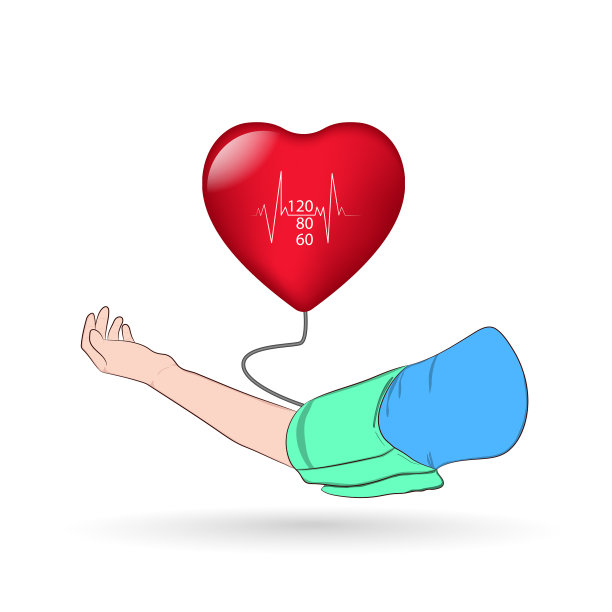 图形形象臂心概念压力图片下载