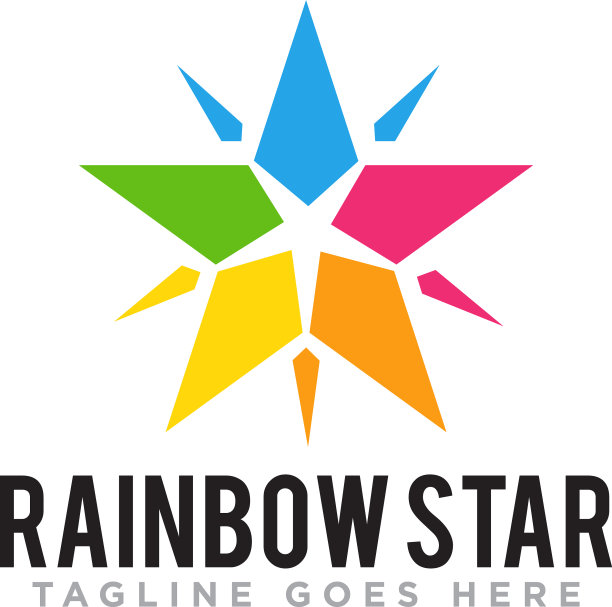 星星标志图标设计图片下载