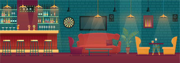 酒吧酒吧内部空现代图片下载