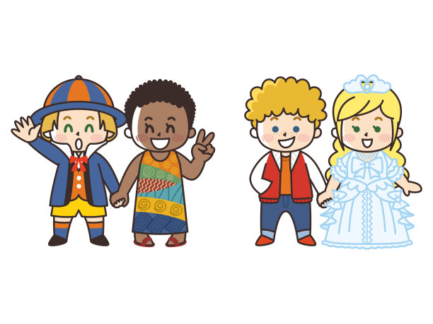 全世界的孩子手牵着手图片下载