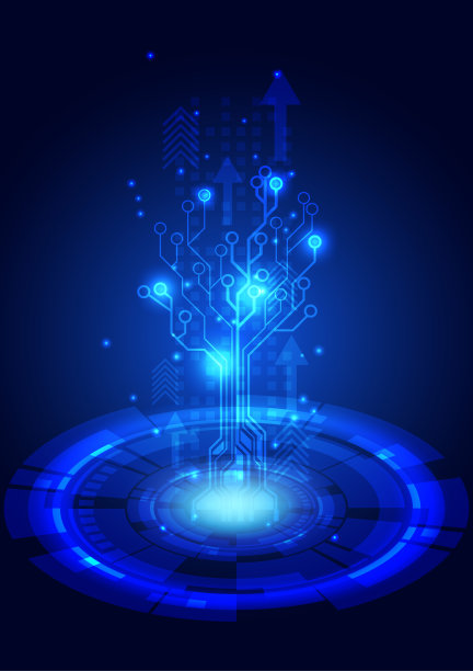 矢量设计插图，抽象的背景，未来的技术概念图片下载