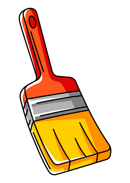 油漆刷修理工作工具图片下载