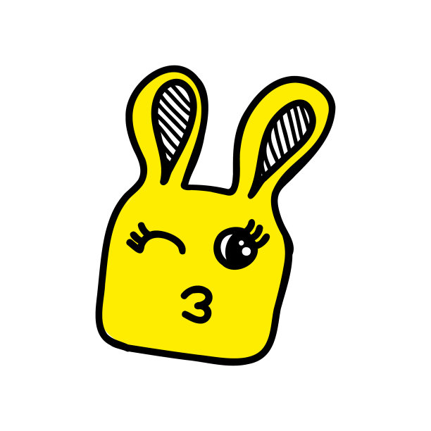 涂鸦人物桃花人物可爱风格图片下载