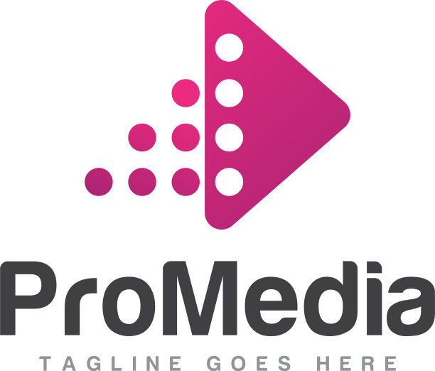 媒体播放器标志图标设计图片下载