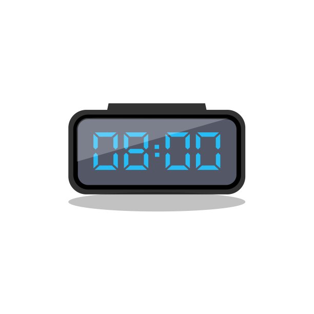 数字闹钟向量图片下载