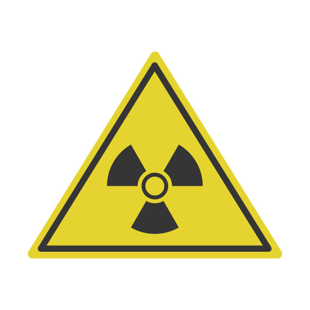 危险图标放射性原子警告图片下载
