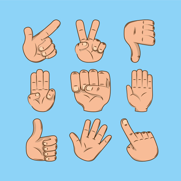 手各种手势图片下载