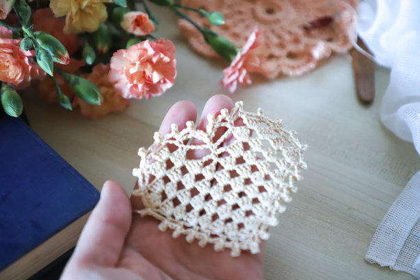 钩针的心图片下载