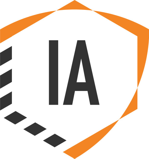 首字母为盾形六角形标志模板图片下载