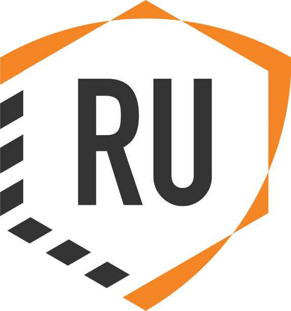 首字母ru盾六角形标志模板图片下载