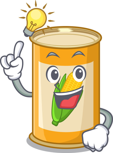 吉祥物人物智能玉米锡有了一个主意图片下载