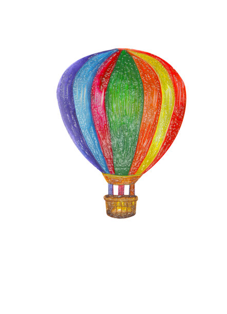 空运气球插图。图片下载