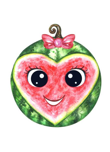 住西瓜插图图片下载