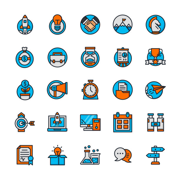 设置启动图标与大纲颜色样式图片下载