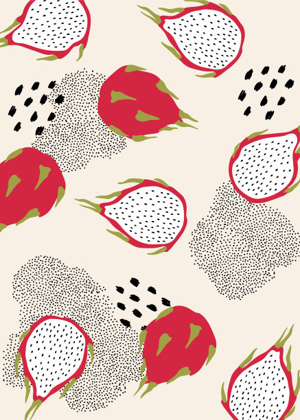 龙水果图案图片下载