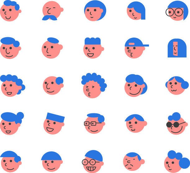 人脸图标收集图片下载