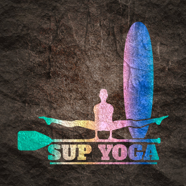 划板瑜伽冥想。健康的生活方式的概念图片下载