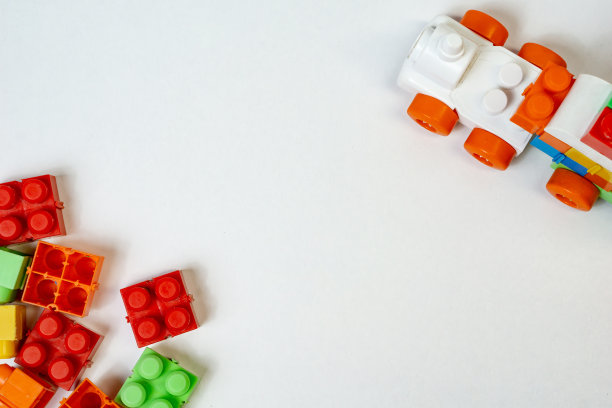 彩色塑料积木图片下载