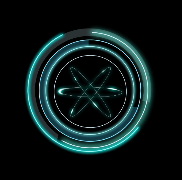 抽象背景，新技术。数字。图片下载