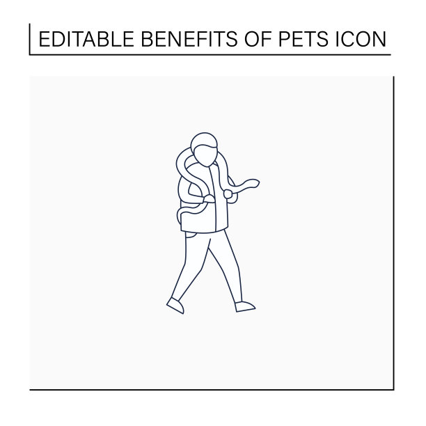 宠物福利线图标图片下载