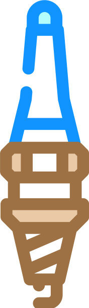 蜡烛车彩色图标图片下载