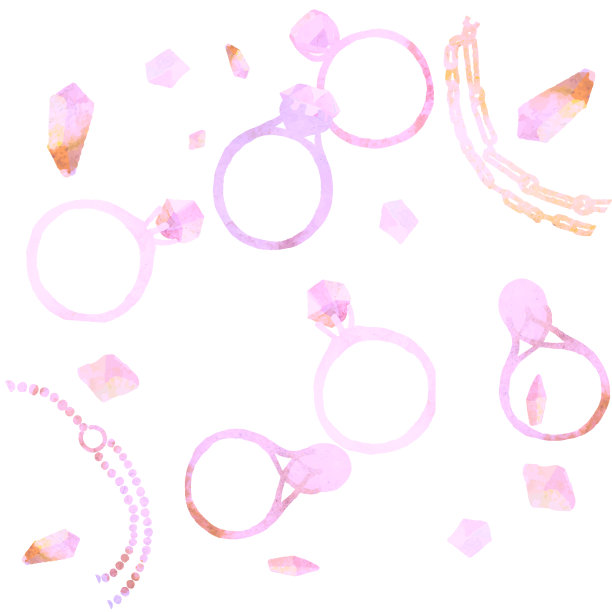 水彩花背景矢量插图图片下载