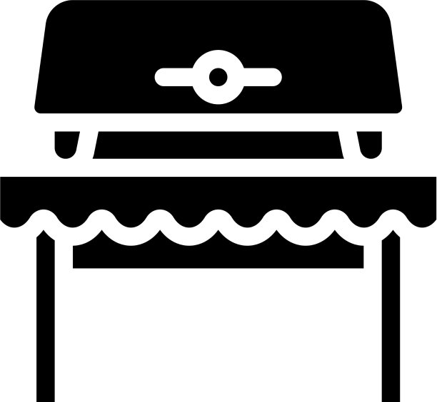 面包烤面包机设备象形图标图片下载