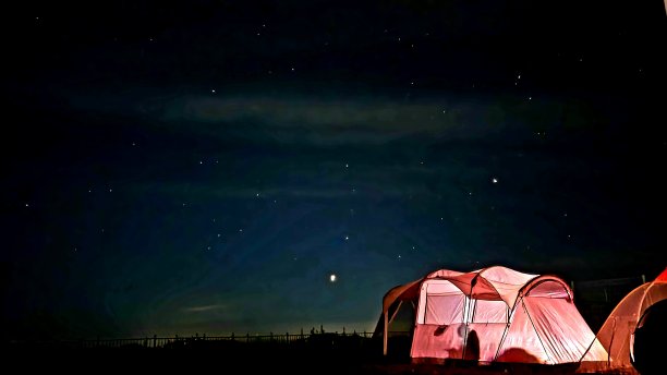 韩国江原道安班德吉露营图片下载