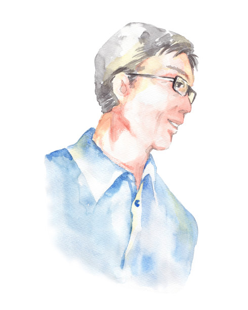 水彩高级人图片下载