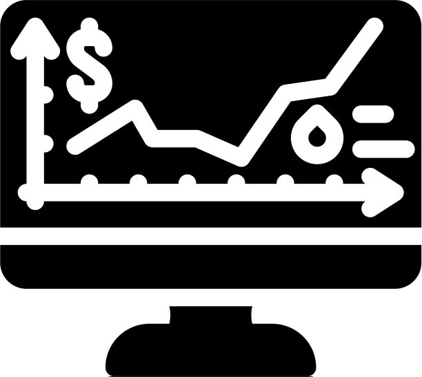 价格上涨批发字形图标图片下载