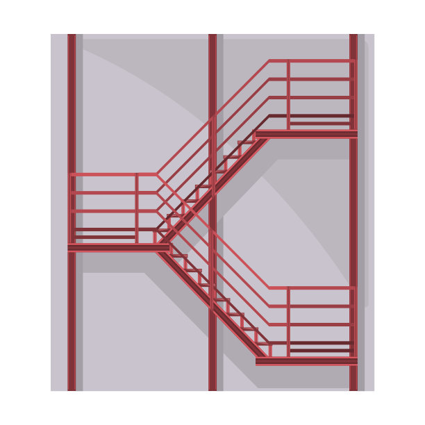 楼梯图标卡通图标孤立图片下载