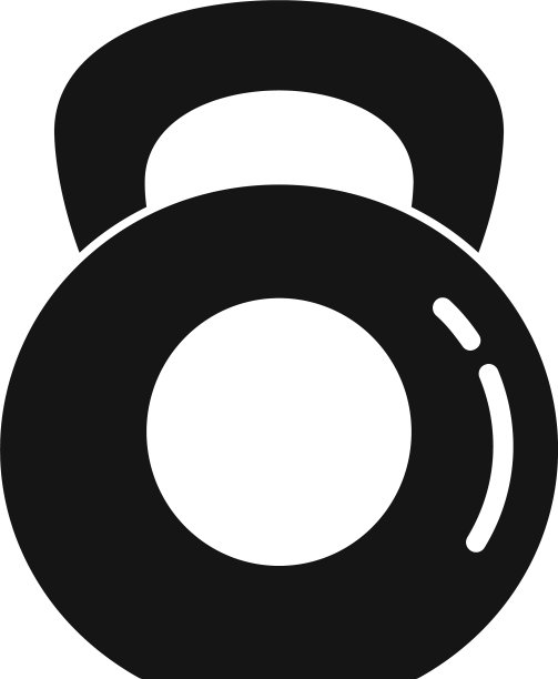 硬壶铃消化图标简约风格图片下载