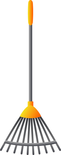 叶子耙图标卡通风格图片下载