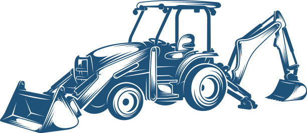 拖拉机设计创意拖拉机标志设计图片下载