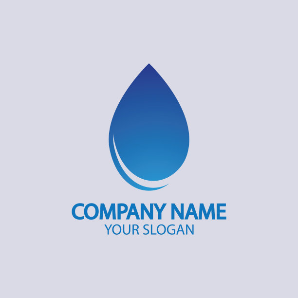 水滴标志模板图片下载