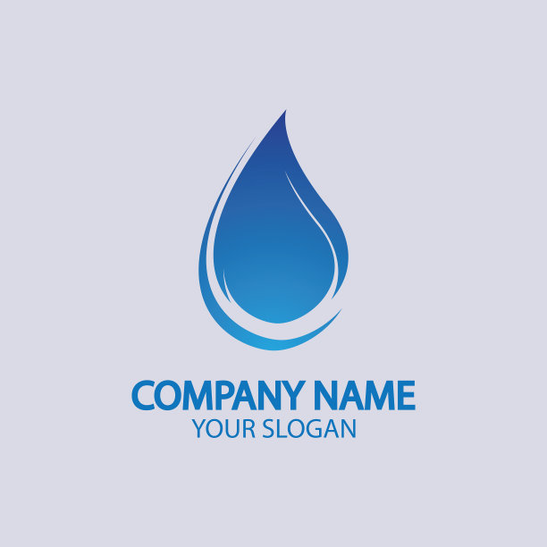 水滴标志模板图片下载