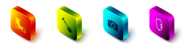 设置等距猎人靴铲摄影相机图片下载