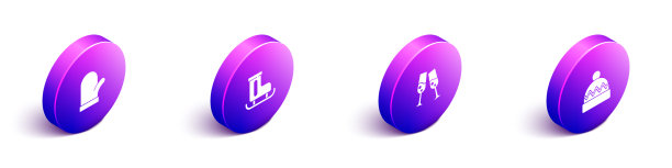 设置等距圣诞手套图溜冰鞋图片下载